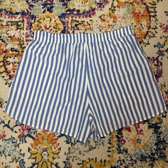 Madewell Elastic Waist Pull-On Shorts Womens Size XL Minimalist Hermitage Blue - Picture 9 of 9